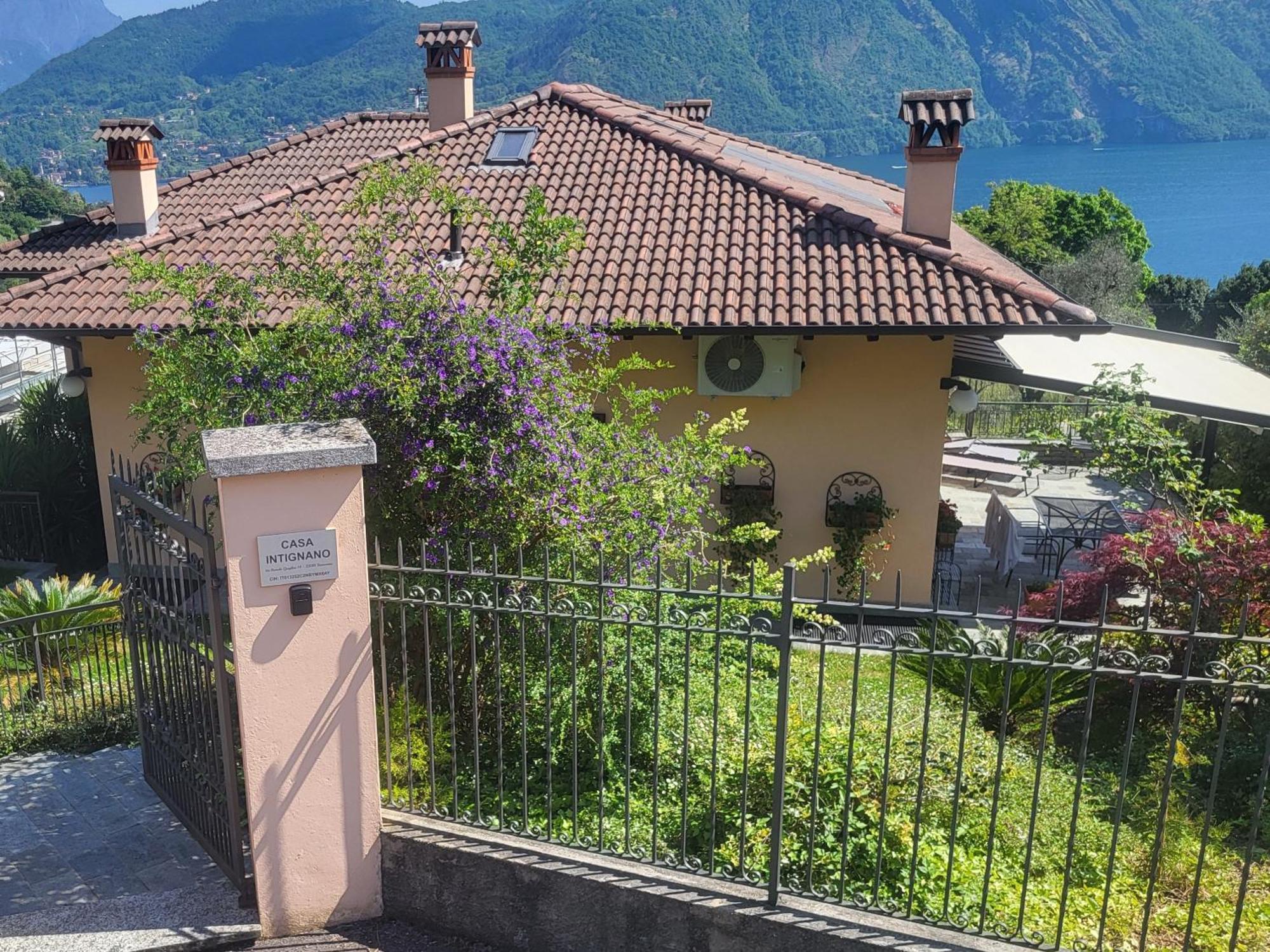 Casa Intignano - Appartamento Con Terrazzo Vista Lago Tremezzo Exterior foto